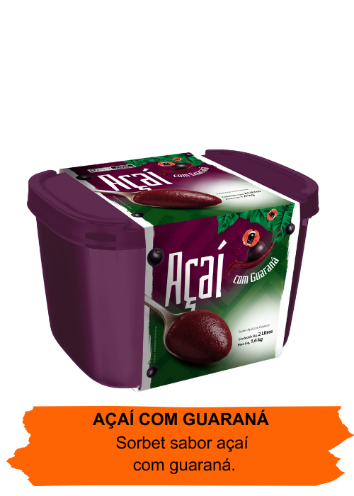 pote açaí de dois litros
